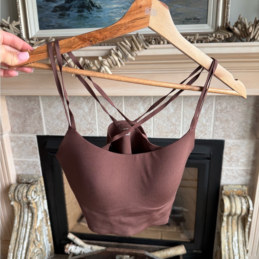 Aerie Brown Strappy Bra
